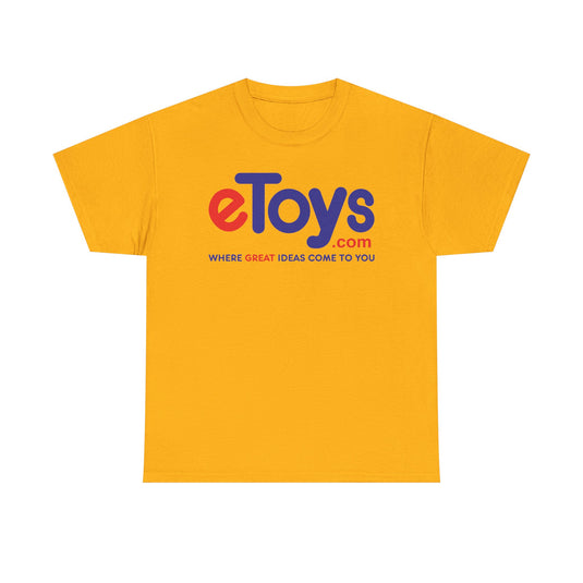 Etoys.com Logo T-Shirt Where Great Ideas Come To You