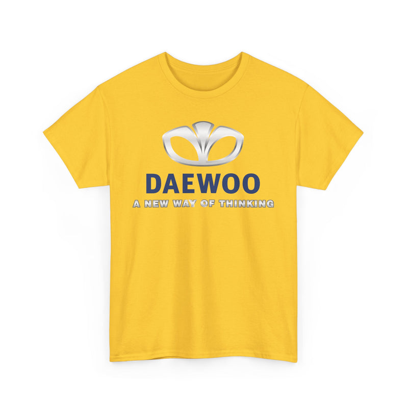 Load image into Gallery viewer, Daewoo A New Way of Thinking Korean Auto Brand T-shirt
