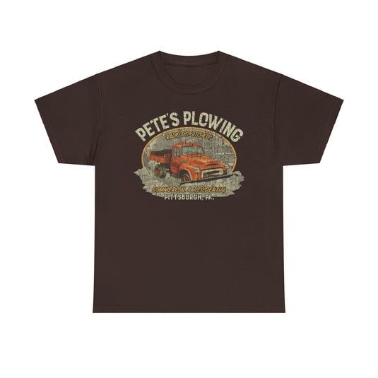 Petes Plowing Pittsburgh Pennsylvania Nostalgic T-shirt