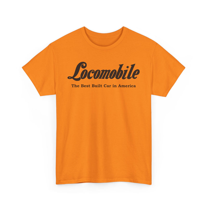 Load image into Gallery viewer, Locomobile The Best Built Car in America Vintage Script T-shirt
