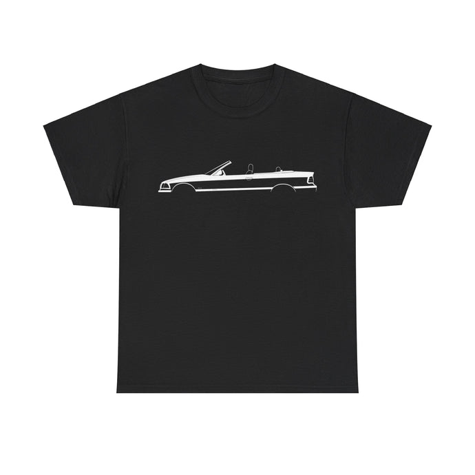 BMW M3 Cabrio E36 Silhouette Car T-shirt