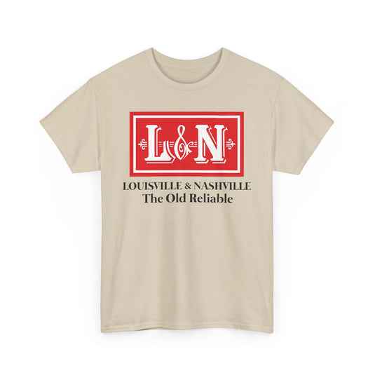 Louisville Nashville Old Reliable Railroad Vintage Train Logo T-Shirt
