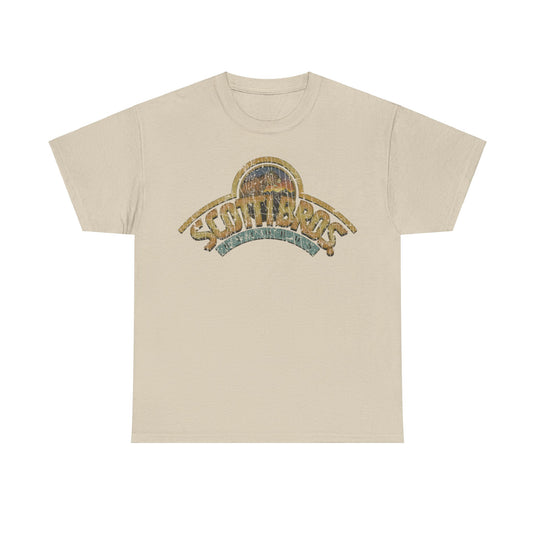 Scotti Brothers Records 1974 Store Distressed Print T-shirt