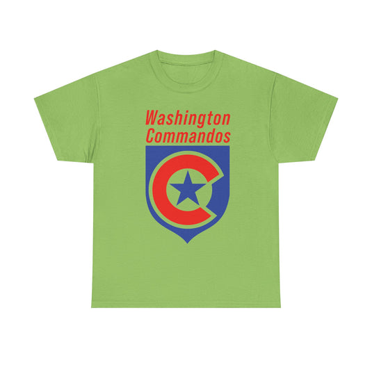 Washington Commandos Arena Football 1987 1990 T-shirt
