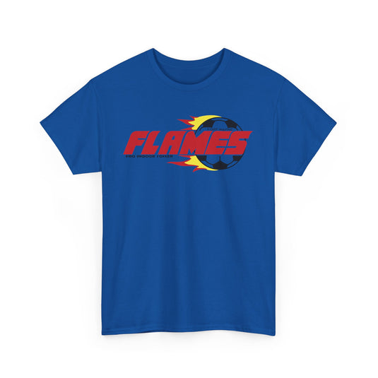 Fort Wayne Flames Indiana American Indoor Soccer Association 1986-1989 T-shirt