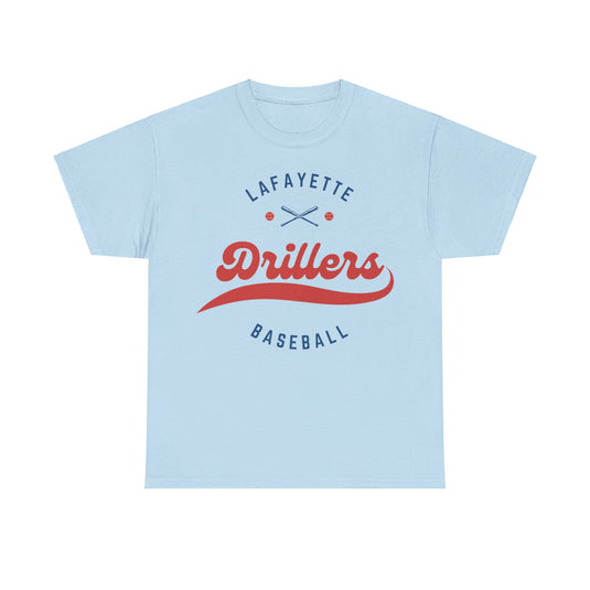 Lafayette Drillers Logo Louisiana Baseball Team T-shirt