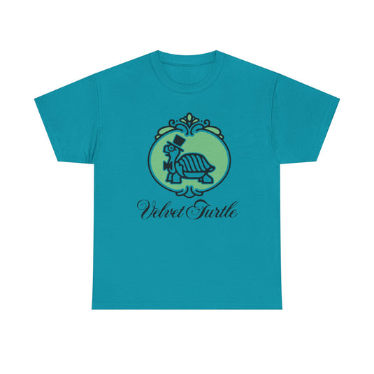 Velvet Turtle T-Shirt - Restaurant Industry Defunct Logo Tee