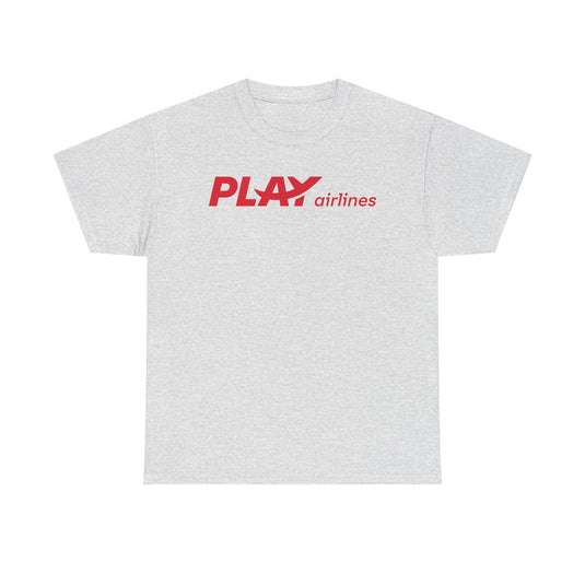 PLAY Airlines Icelandic Low-Cost Carrier Logo T-Shirt Aviation