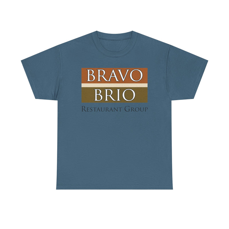 Load image into Gallery viewer, Bravo Brio Restaurant Group T-Shirt - Defunct Dining Chain Logo Tee
