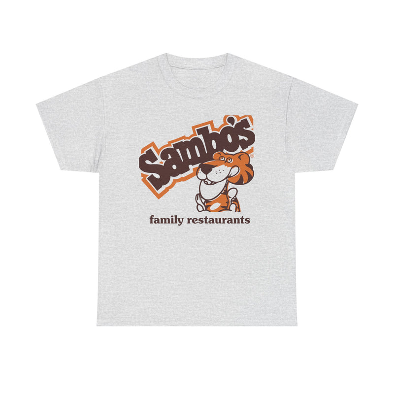 Load image into Gallery viewer, Sambo's T-Shirt - Family Restaurant Industry Bankrupt Logo Tee

