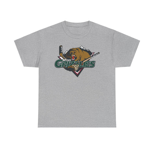 Utah Grizzlies Logo Hockey Team T-shirt