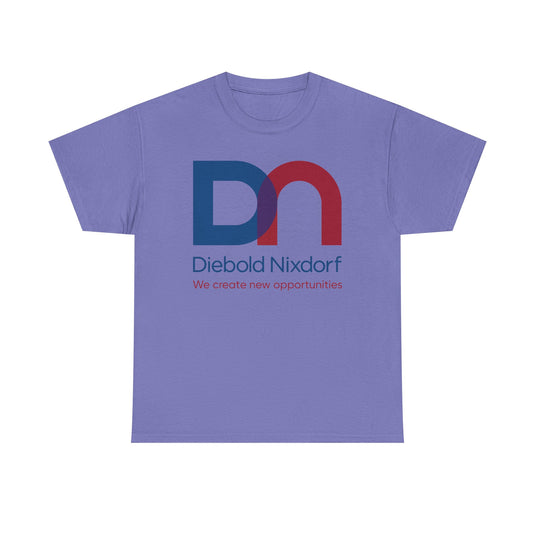Diebold Nixdorf T-Shirt - Bankrupt ATM Company Logo Tee - Financial Tech