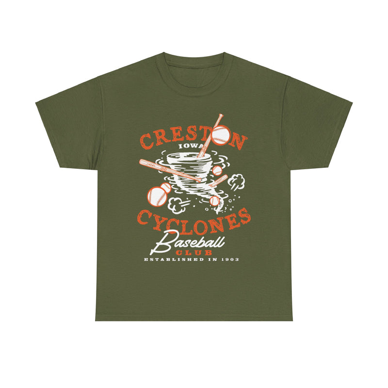 Load image into Gallery viewer, Creston Cyclones Est 1903 Iowa Baseball T-shirt
