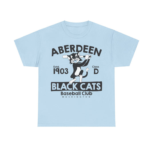 Aberdeen Washington 1903 Black Cats Baseball T-shirt