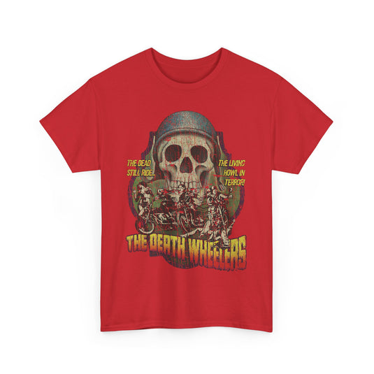 The Death Wheelers 1973 Horror Action Bike Gang Movie T-shirt