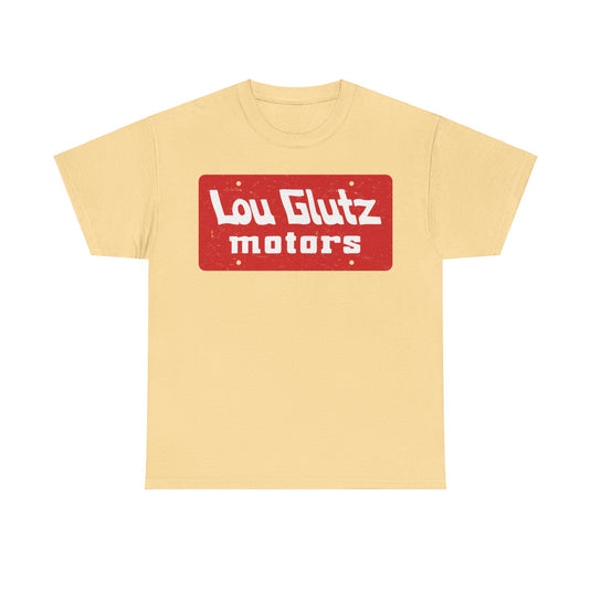 Lou Glutz Motors Car Dealership Nostalgic T-shirt