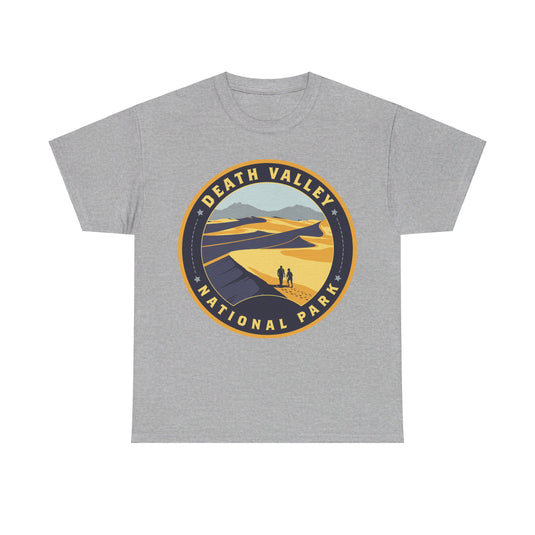 Death Valley National Park California Nevada Round Logo T-shirt