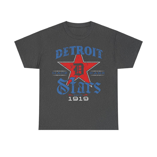 Detroit Stars Mack Park Baseball Team Nostalgic T-shirt