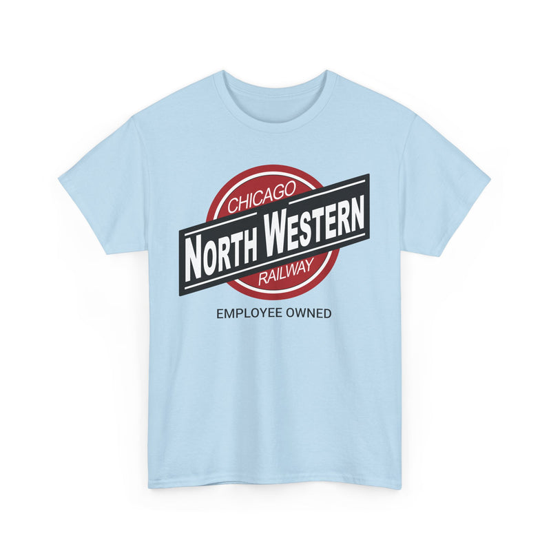 Load image into Gallery viewer, Chicago NorthWestern Employee Owned Railway Railroad Illinois Logo T-Shirt
