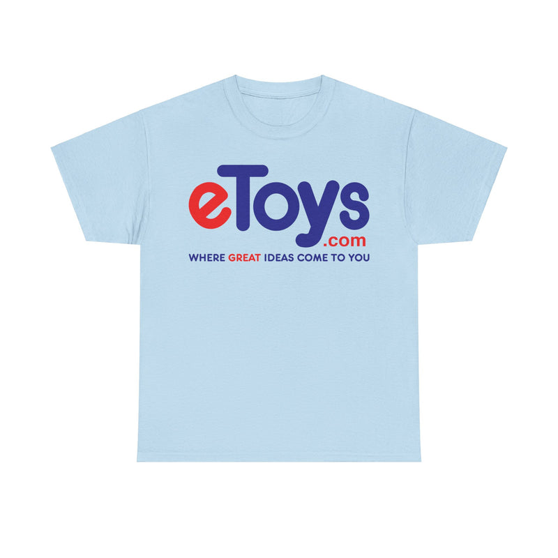 Load image into Gallery viewer, Etoys.com Logo T-Shirt: “Where Great Ideas Come To You”
