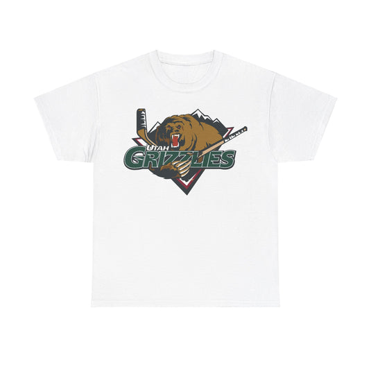 Utah Grizzlies Logo Hockey Team T-shirt