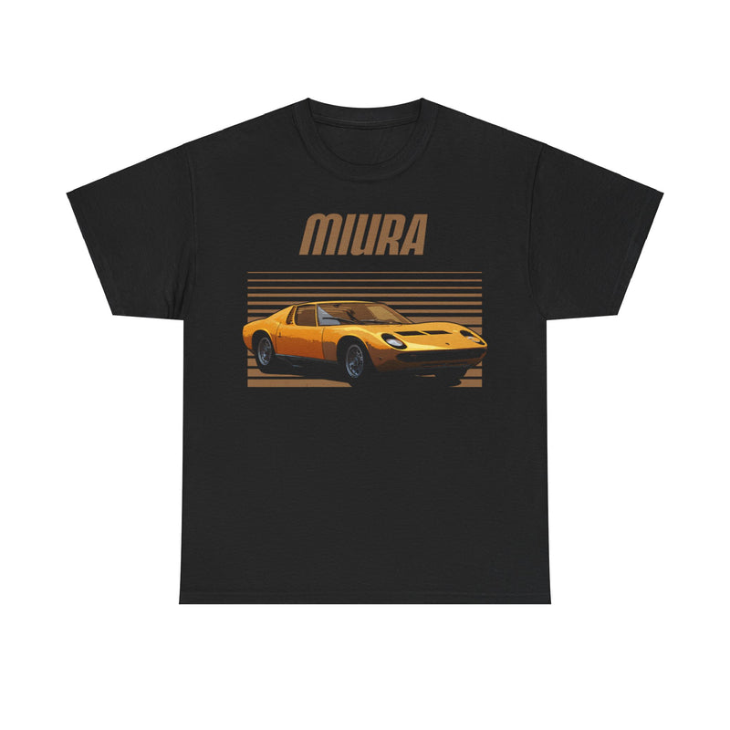 Load image into Gallery viewer, Lamborghini Miura 1966 Nostalgic Automobile Car T-shirt
