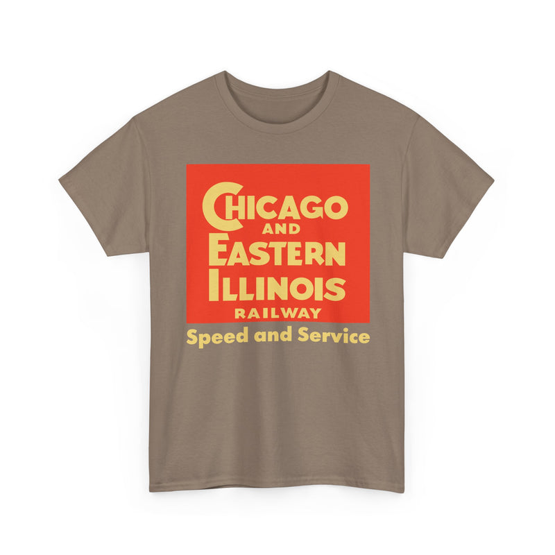 Load image into Gallery viewer, Chicago Eastern Illinois Speed Service Railroad Logo Train T-Shirt
