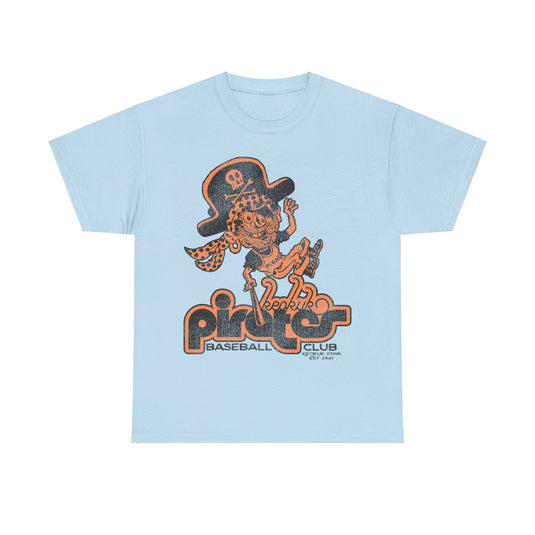 Keokuk Pirates Nostalgic Retro Baseball Team T-shirt