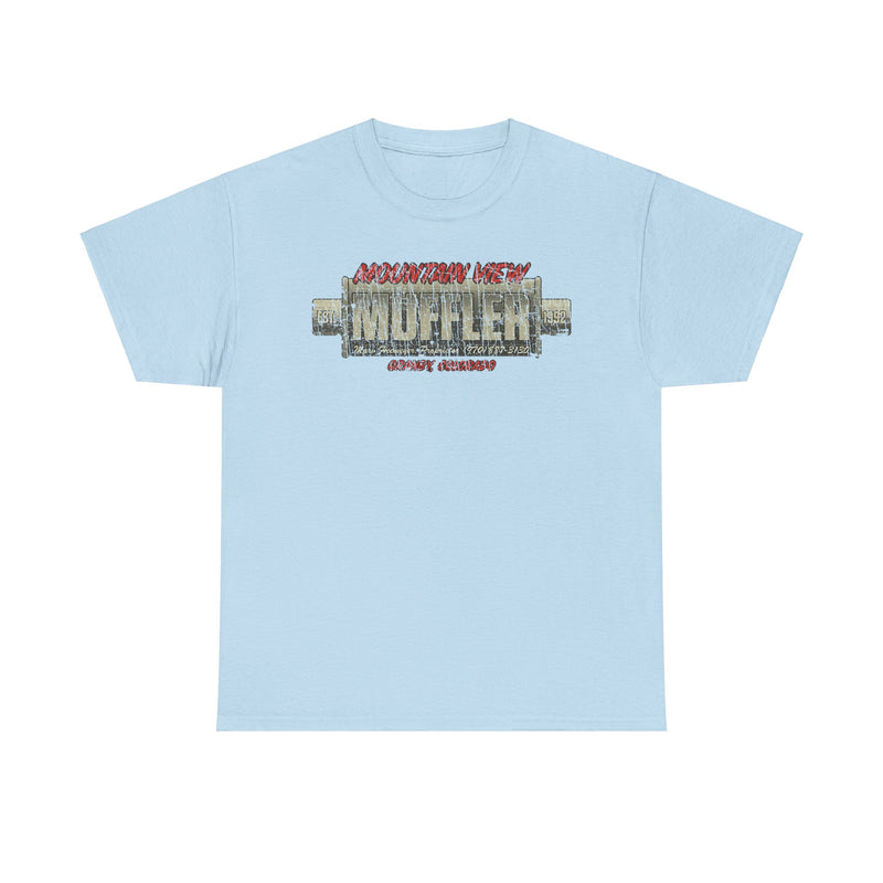 Load image into Gallery viewer, Mountain View Muffler Est 1992 Colorado T-shirt
