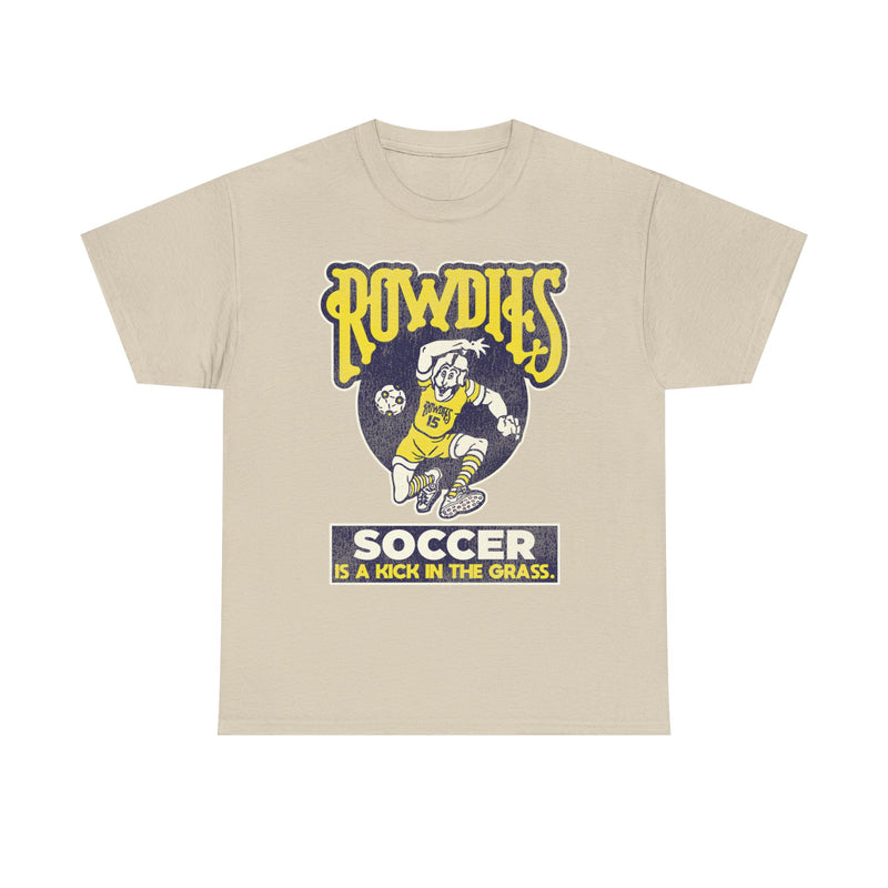Load image into Gallery viewer, Tampa Bay Rowdies Soccer is a Kick in the Grass Retro Nostalgic T-shirt
