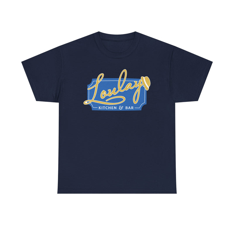 Load image into Gallery viewer, Loulay Kitchen &amp; Bar T-Shirt - Restaurant Industry Defunct Logo Tee
