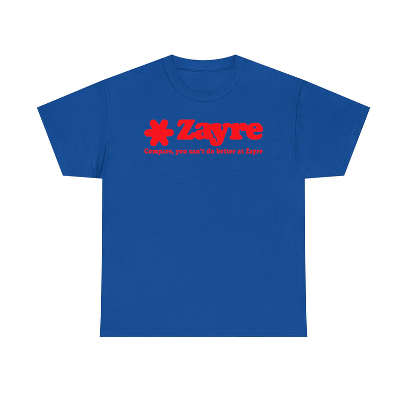 Load image into Gallery viewer, Zayre Compare You Can't Do Better Red Star Logo Discount Store Chain T-shirt
