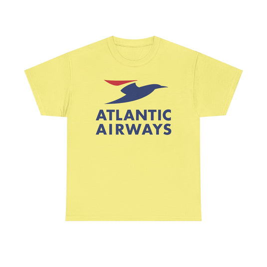Atlantic Airways Blue Bird Logo North Atlantic Carrier Vintage T-shirt