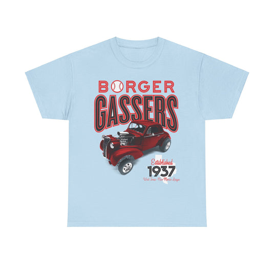 Borger Gassers Est 1937 Texas Baseball T-shirt