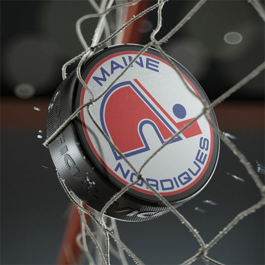 Maine Nordiques North American League 1973-1977 Hockey Puck