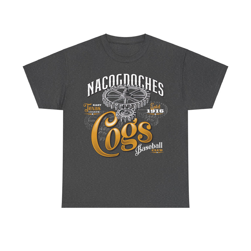 Load image into Gallery viewer, Nacogdoches Cogs Est 1916 Texas Baseball T-shirt
