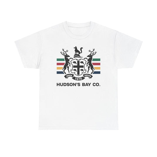 Hudson's Bay Co T-Shirt - HBC Retail Department Store Logo Tee