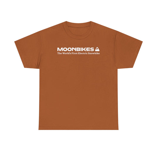 MoonBikes T-Shirt Bankrupt Electric Snowbike Company Defunct Logo Tee