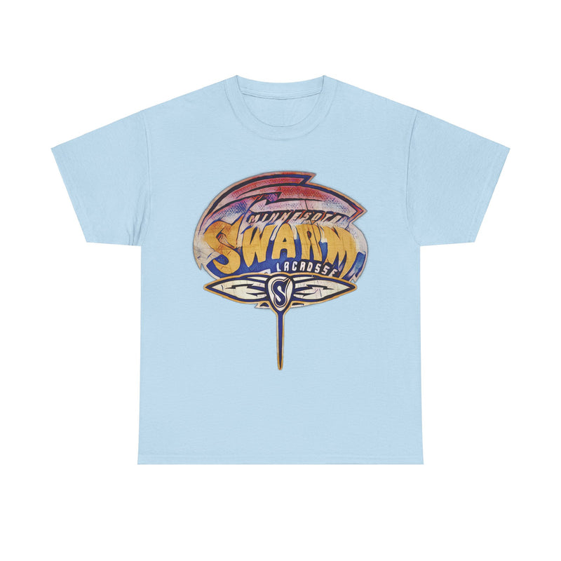 Load image into Gallery viewer, Minnesota Swarm Lacrosse Nostalgic Retro Logo T-shirt
