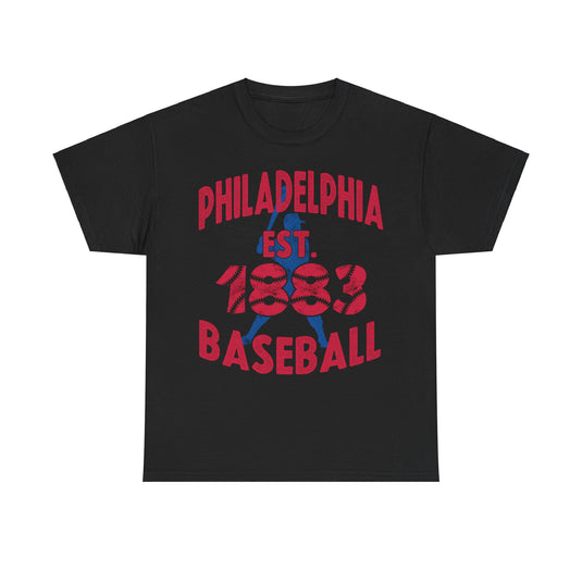 Philadelphia Baseball Est 1883 Nostalgic Retro Baseball Team T-shirt