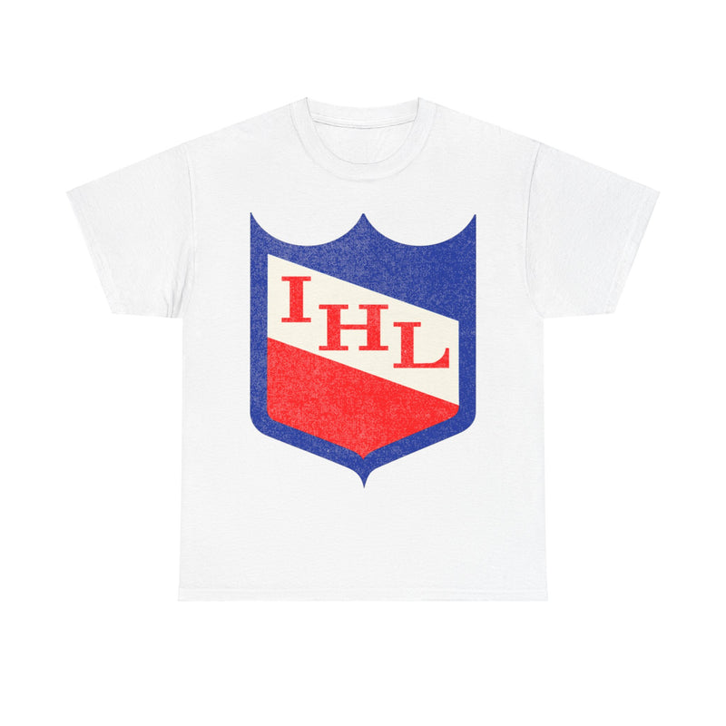 Load image into Gallery viewer, International Hockey League 1945 Nostalgic Logo T-shirt
