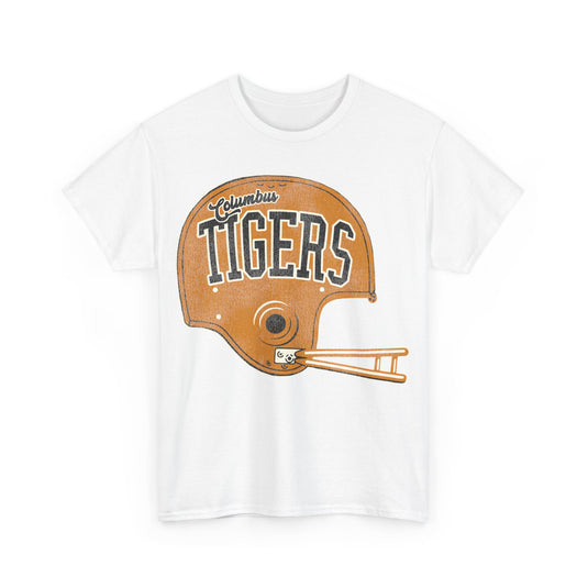 Columbus Tigers Retro Nostalgic Football T-shirt