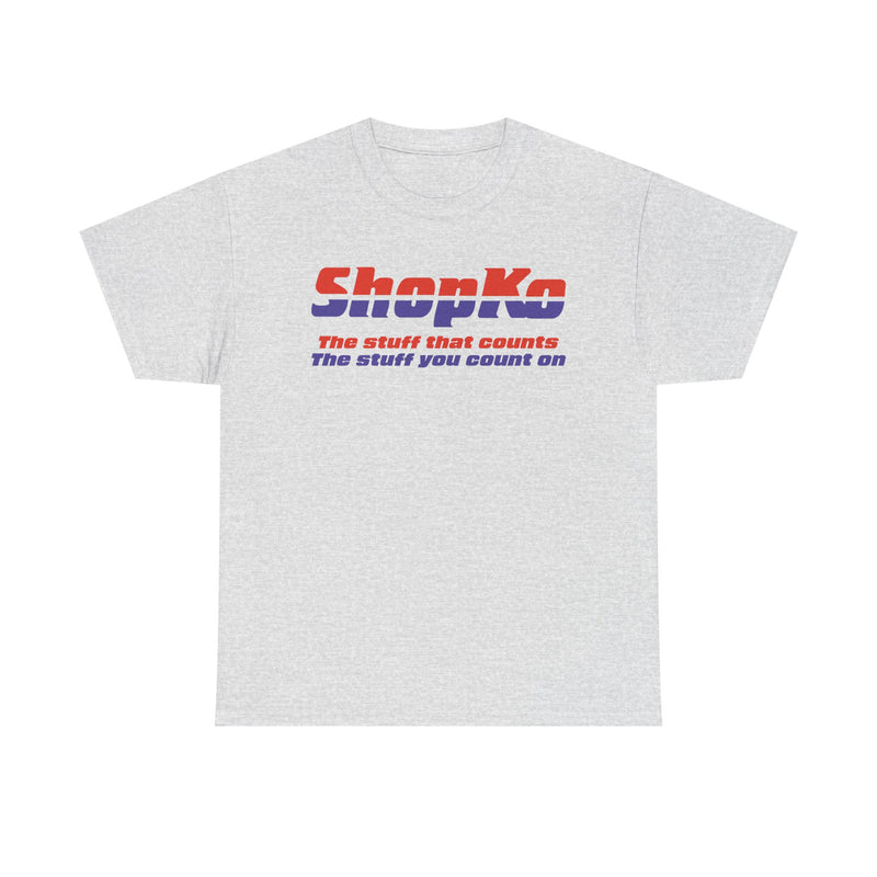 Load image into Gallery viewer, ShopKo The Stuff That Counts Orange Blue Logo Department Store T-shirt
