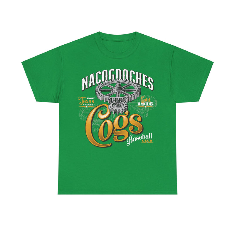 Load image into Gallery viewer, Nacogdoches Cogs Est 1916 Texas Baseball T-shirt
