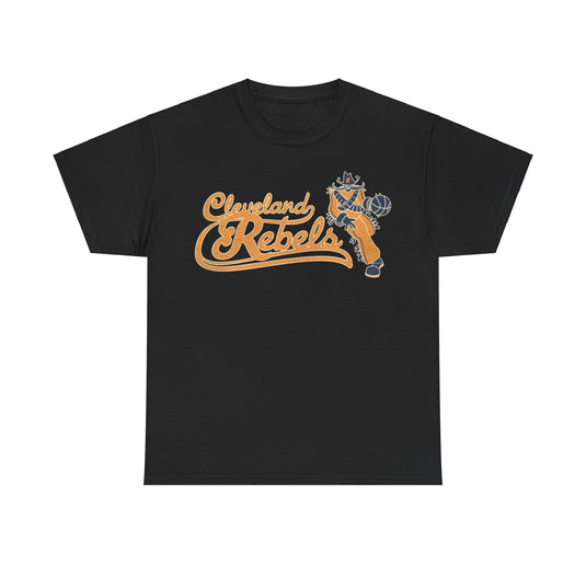 Cleveland Rebels Basketball Team Nostalgic Retro T-shirt