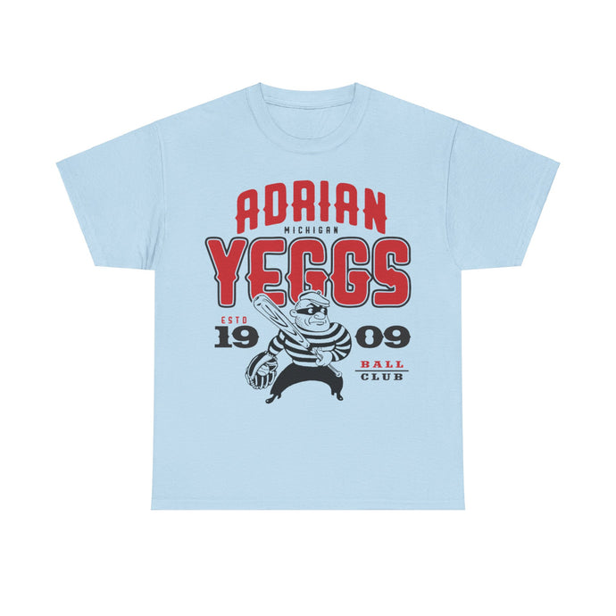 Adrian Yeggs Est 1909 Michigan Baseball T-shirt