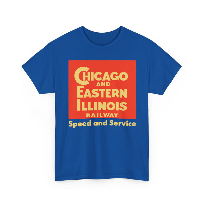 Load image into Gallery viewer, Chicago Eastern Illinois Speed Service Railroad Logo Train T-Shirt
