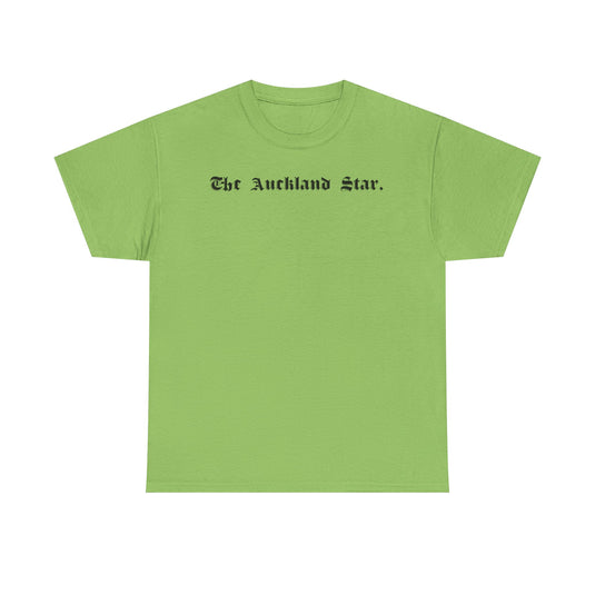 The Auckland Star Vintage Newspaper Logo New Zealand T-Shirt
