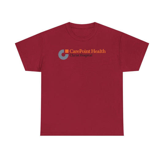 CarePoint Health Logo Jersey City Hospital Graphic T-Shirt Rare Defunct Brand Tee