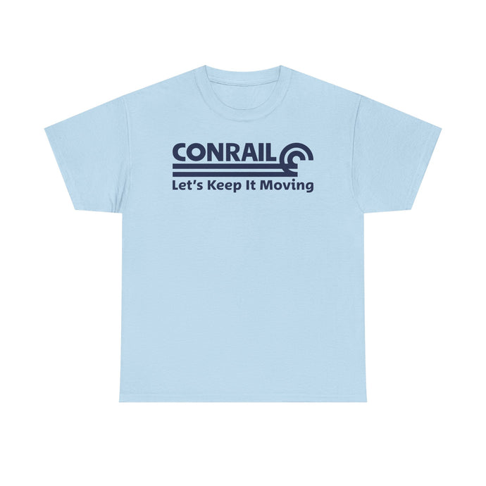 Conrail Let's Keep It Moving Railroad Logo Vintage Train T-Shirt